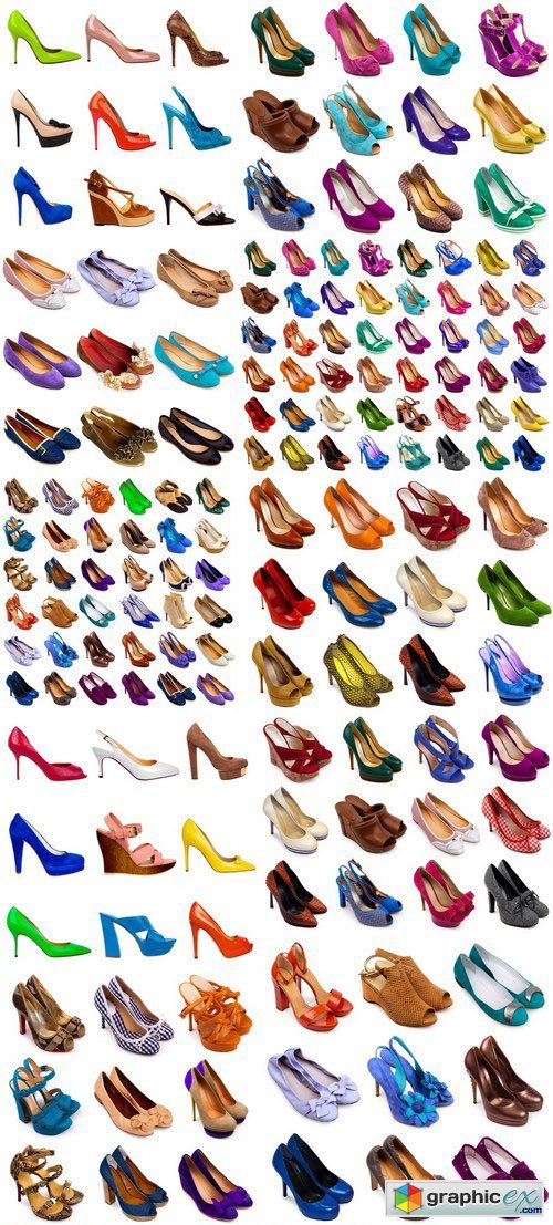 Female footwear collection - 22xUHQ JPEG