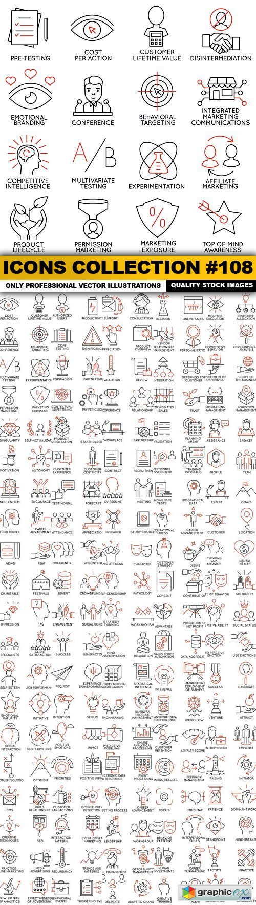 Icons Collection #108 - 25 Vector