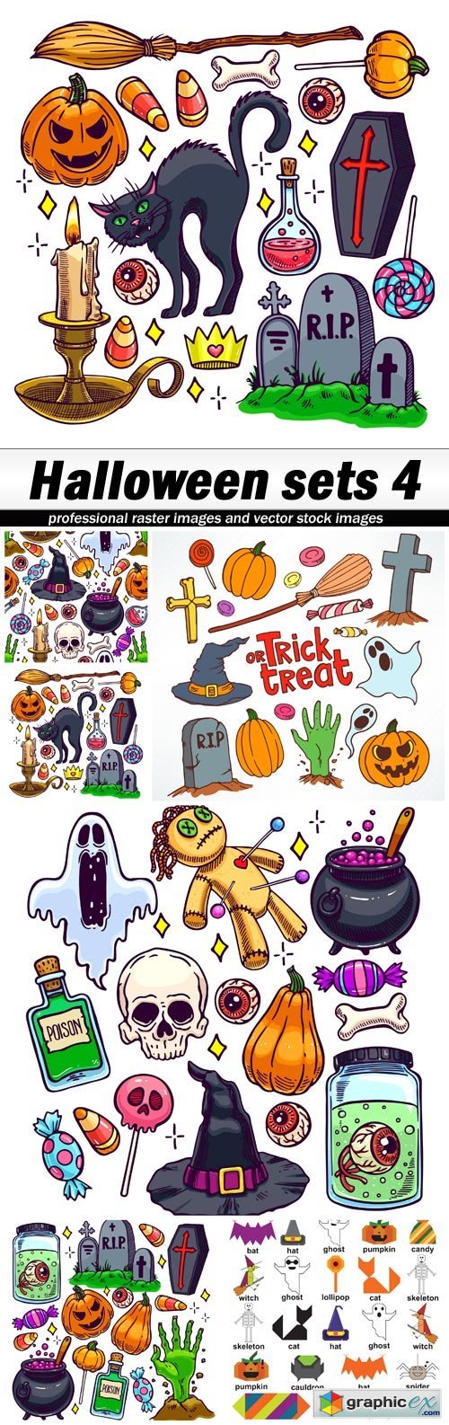 Halloween sets 4 - 6 EPS