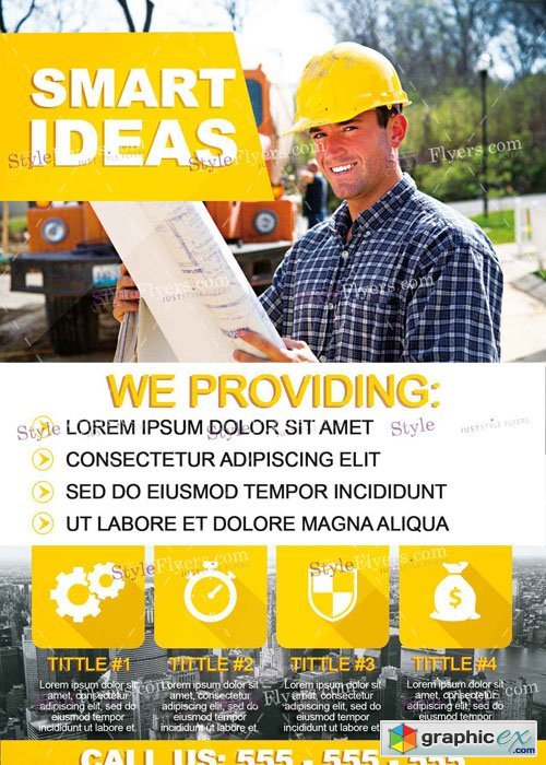 Smart Ideas PSD Flyer Template