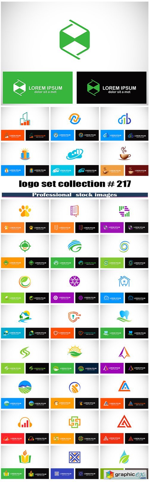 Logo set collection # 217
