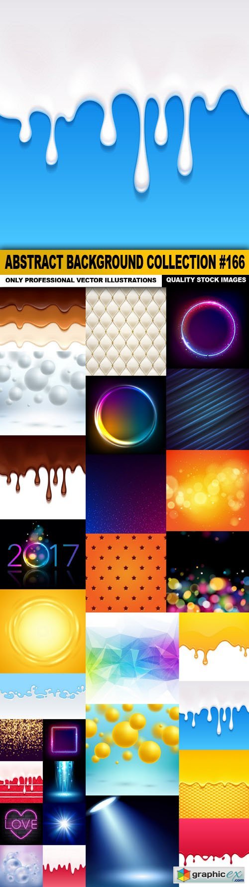 Abstract Background Collection #166 - 30 Vector