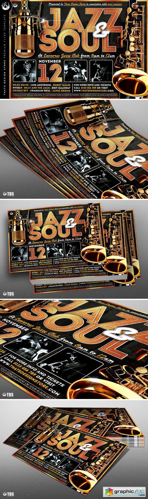 Jazz and Soul Flyer Template
