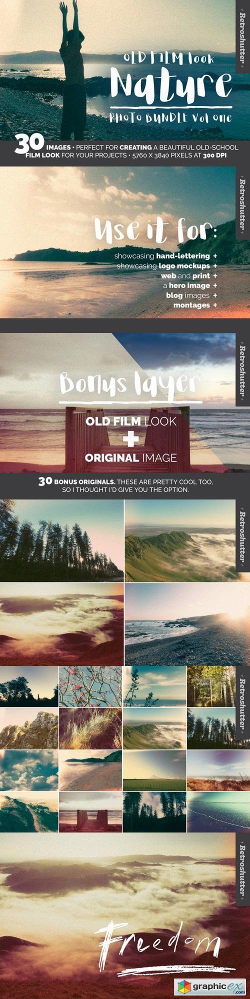 Old Film-Look Nature Images Vol One