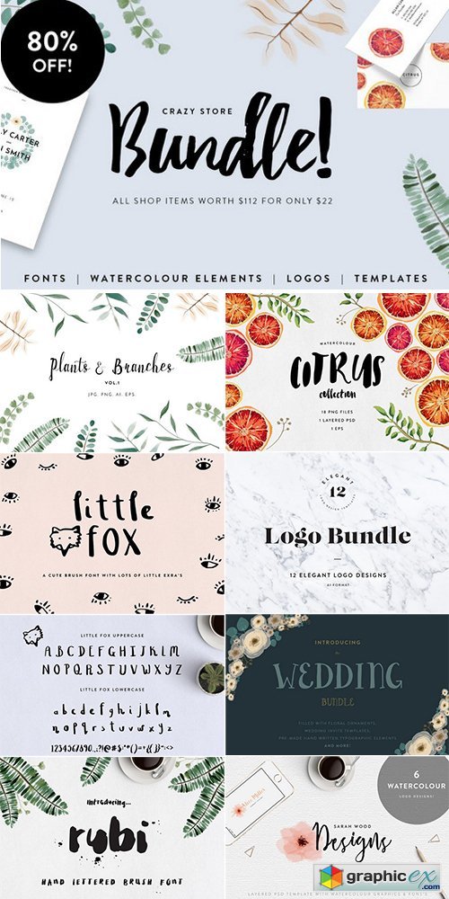 Font and Graphic Bundle