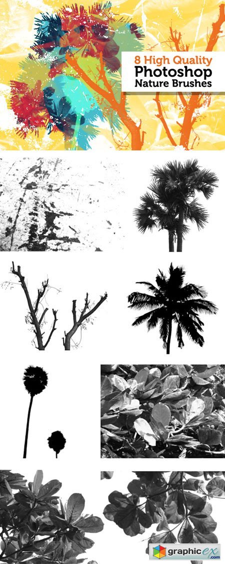 High Quality Nature Brushes for Photoshop (Re-Up)