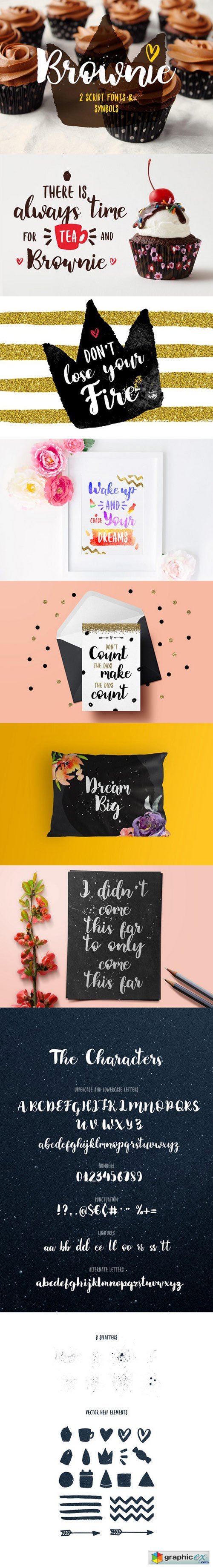 Brownie Brush Fonts