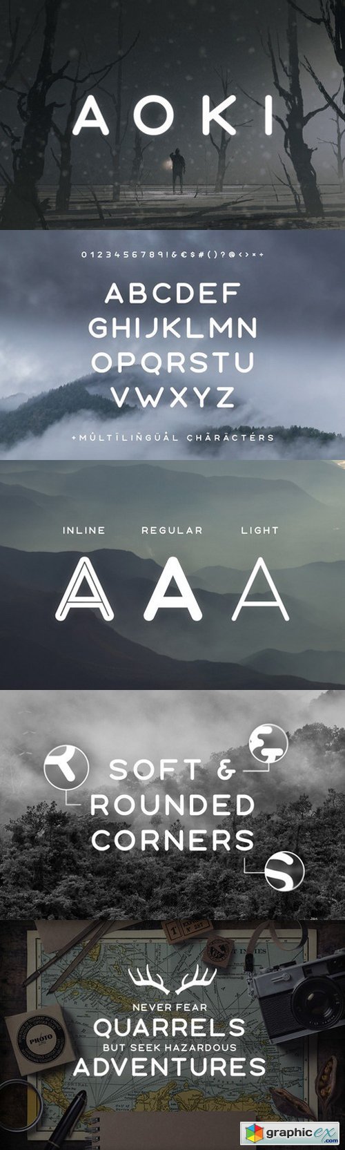 Aoki Typeface