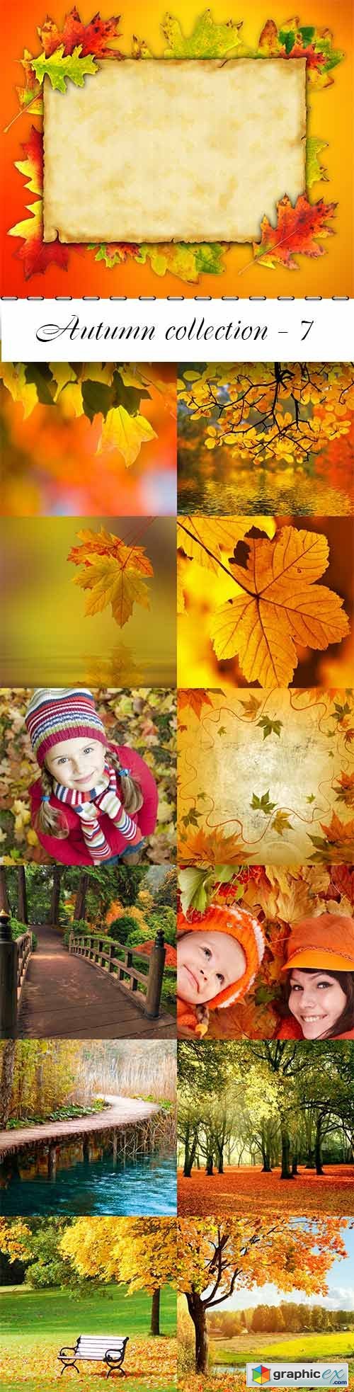 Autumn collection raster graphics - 7