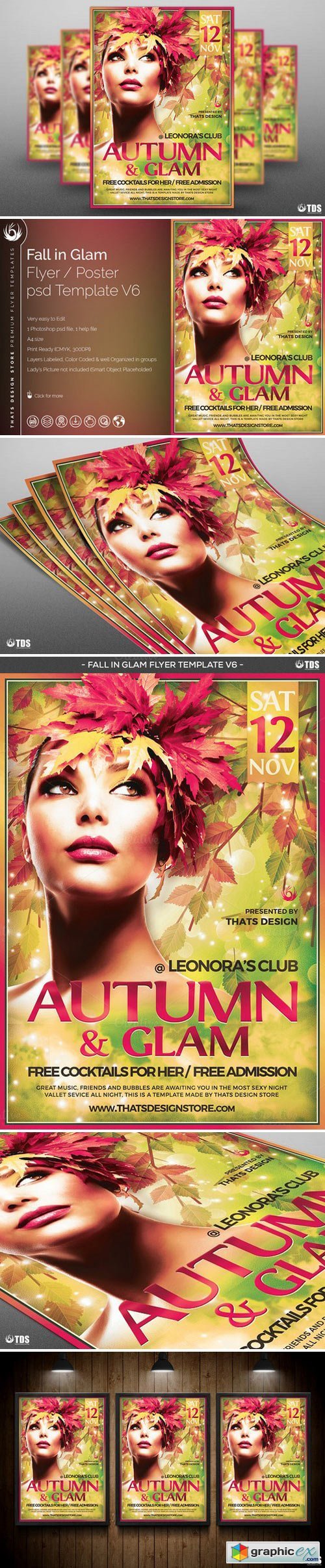 Fall in Glam Flyer Template V6