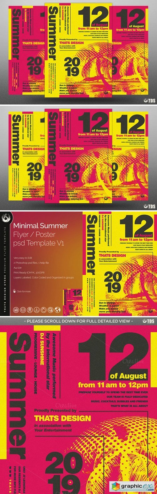 Minimal Summer Flyer Template V1