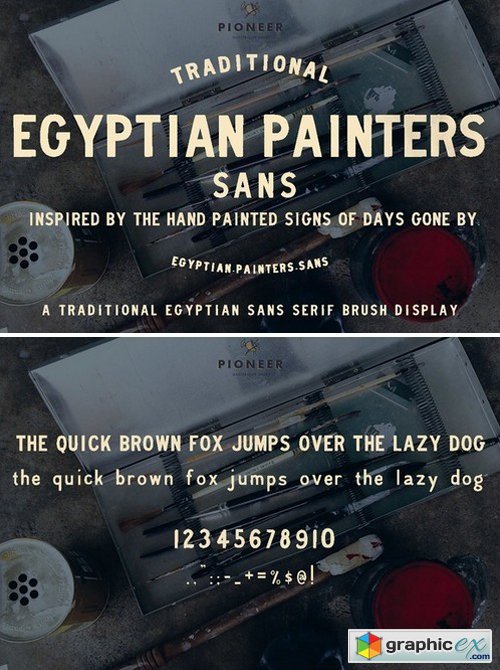 Egyptian Painters Sans