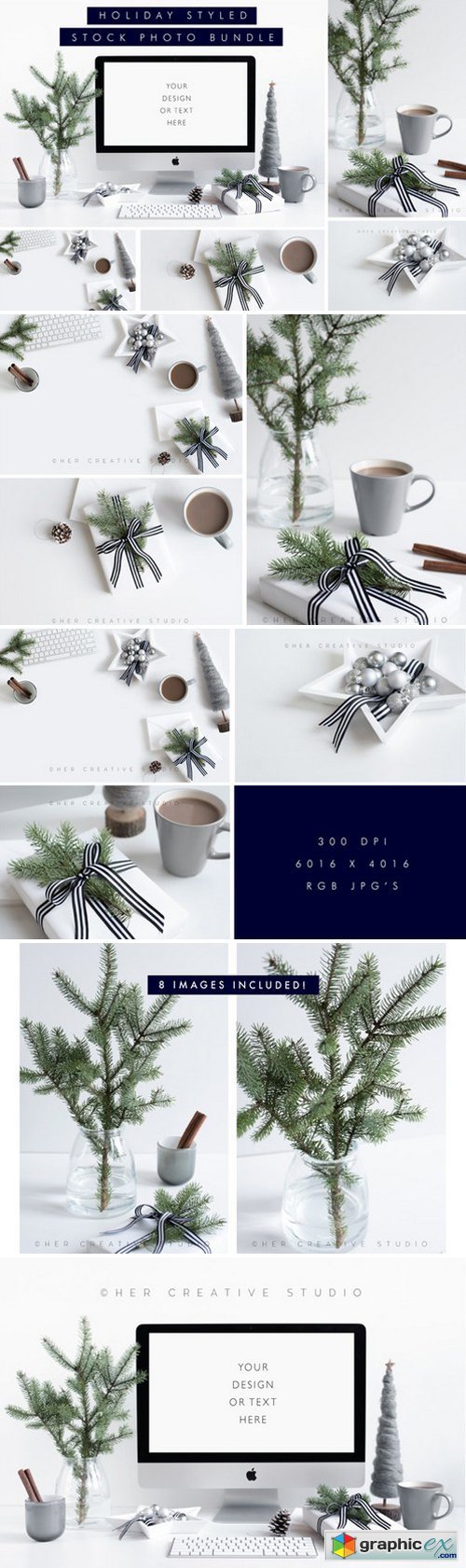 Holiday Styled Stock Bundle Grey
