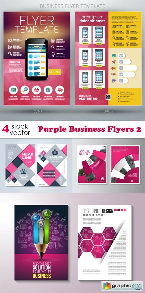 Purple Business Flyers 2