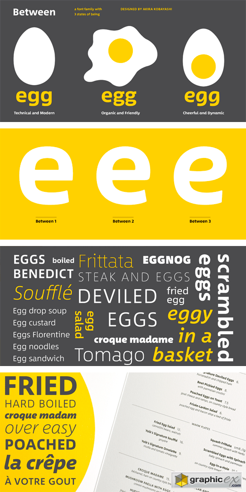 Between Font Family