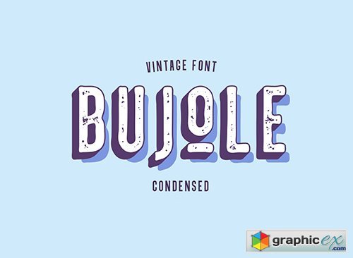 Bujole  Vintage Font