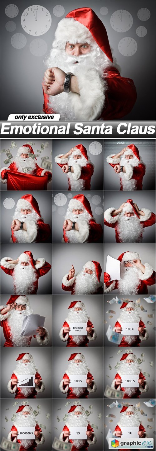 Emotional Santa Claus - 18 UHQ JPEG
