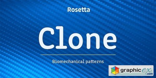 Clone Font Family - 16 Fonts