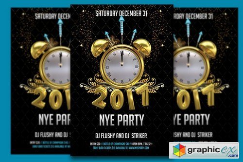 Happy 2017 NYE Party Flyer