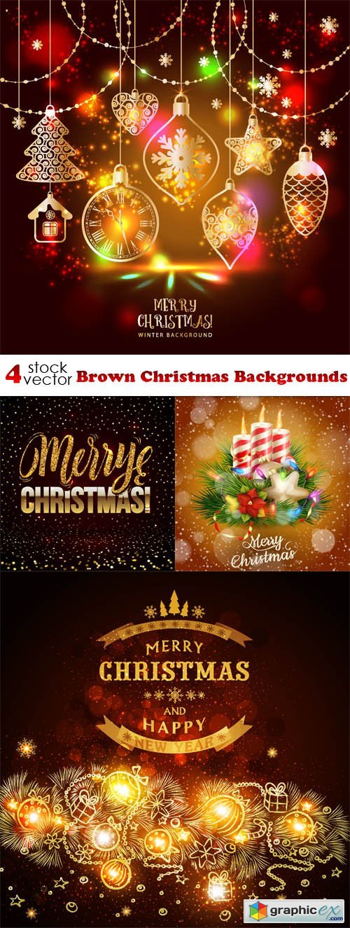 Brown Christmas Backgrounds