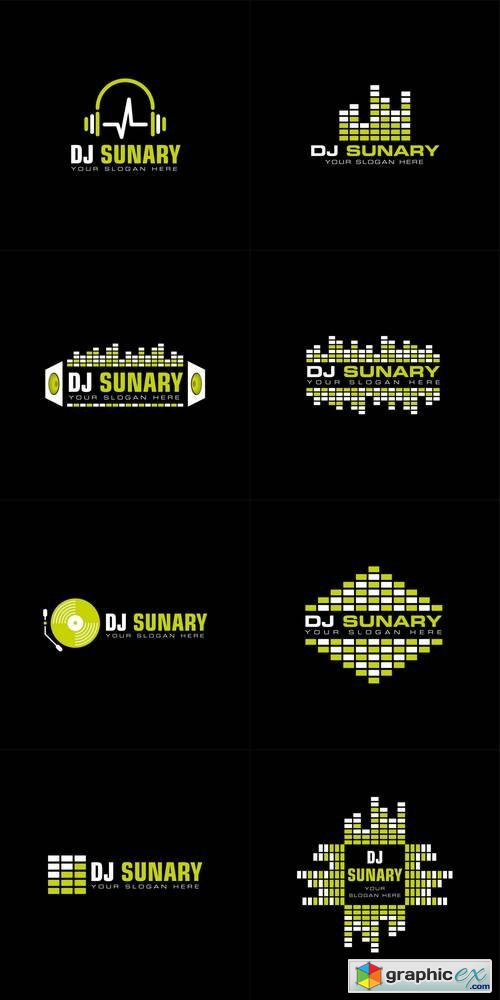 DJ Electronic Music Logo