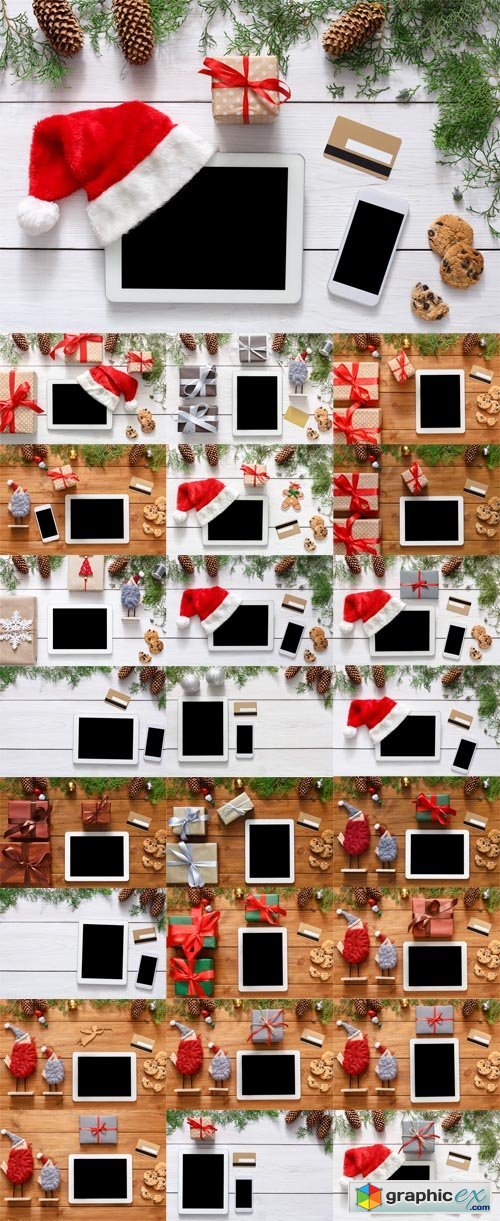 Christmas Online Shopping Backgrounds
