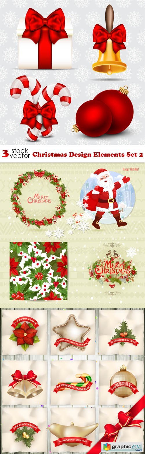 Christmas Design Elements Set 2