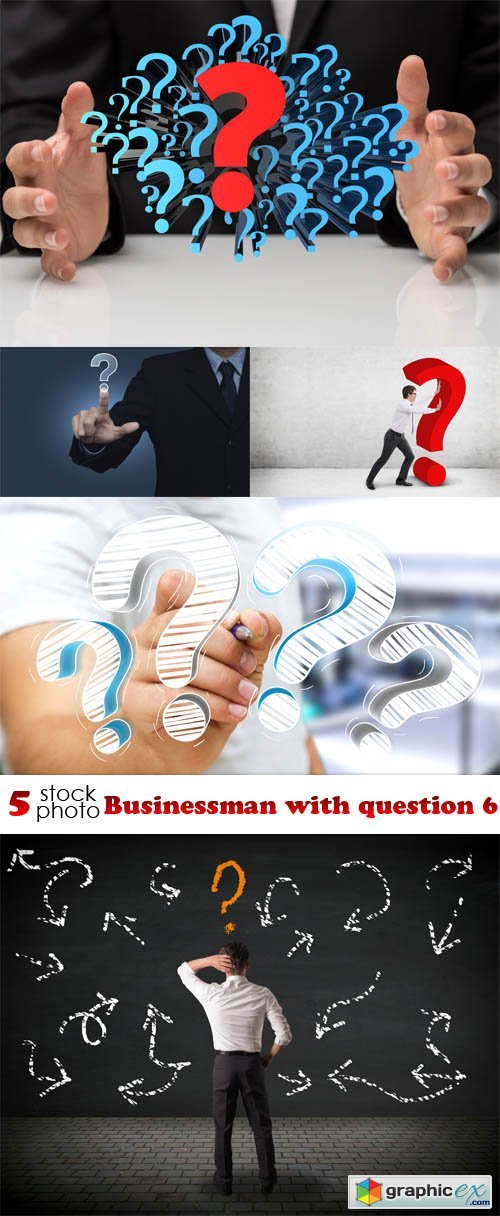 Businessman with question 6