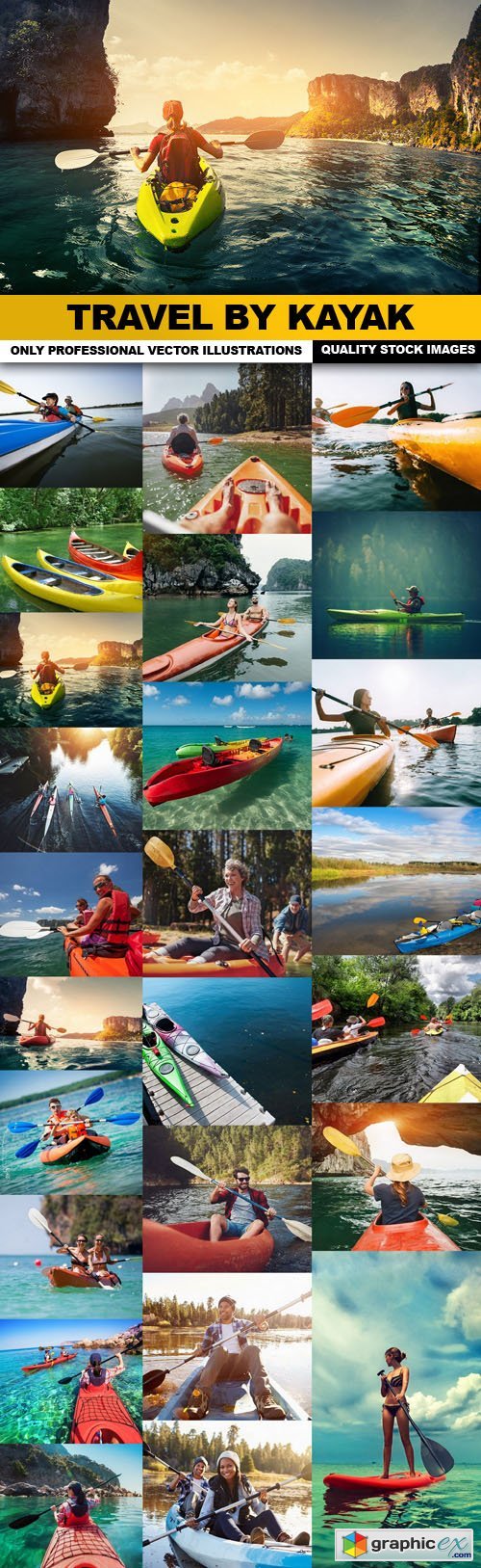 Travel By Kayak - 25 HQ Images