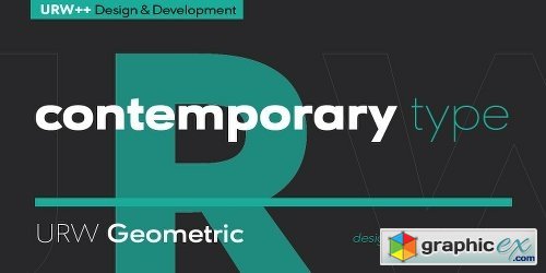 URW Geometric Extended Font Family 20 Fonts