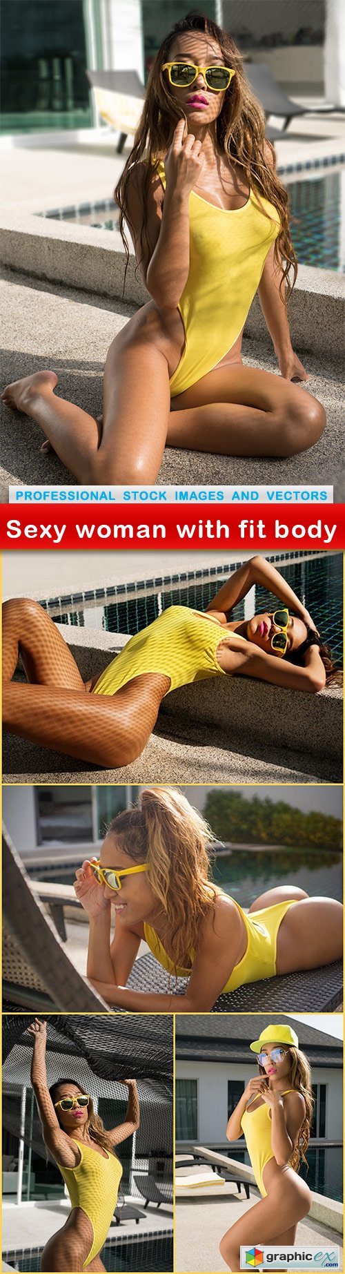 Sexy woman with fit body - 5 UHQ JPEG
