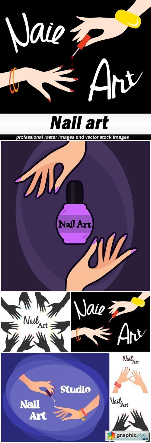 Nail art - 6 EPS