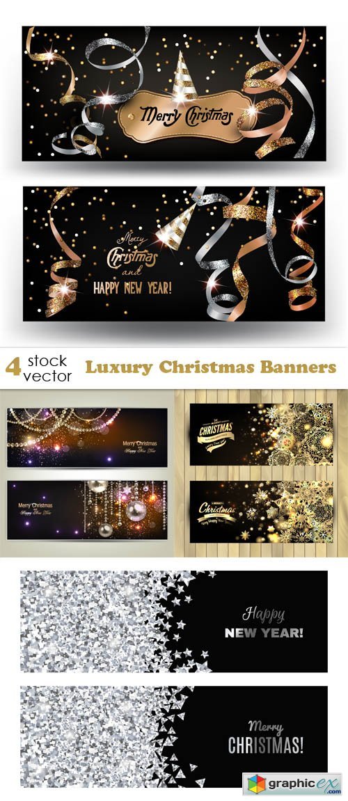 Luxury Christmas Banners
