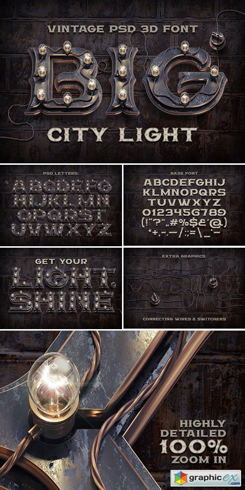 BIG City Light font