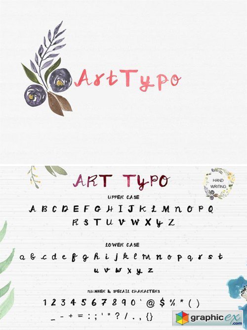 ArtTypo Symufa font