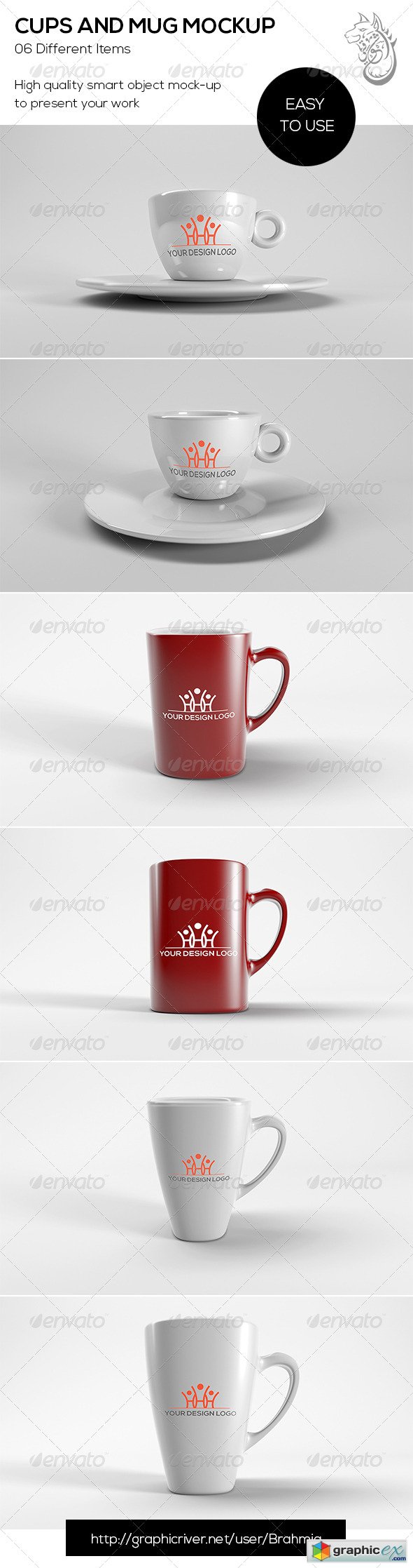 Cups And Mug Mockup