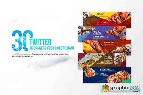 30 Twitter Cover-Food & Restaurant