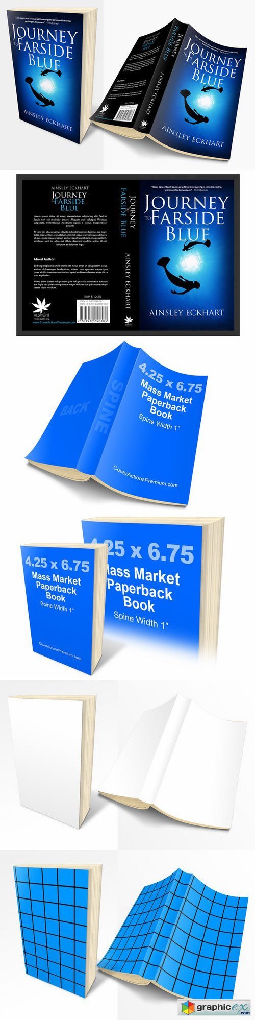Mass Market Paperback Book Mockups
