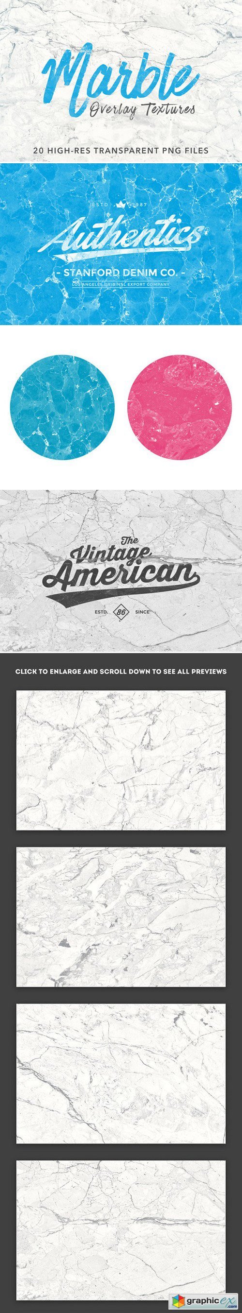 20 Marble Overlay Textures