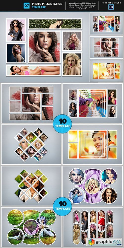 Photo Collage Template 07