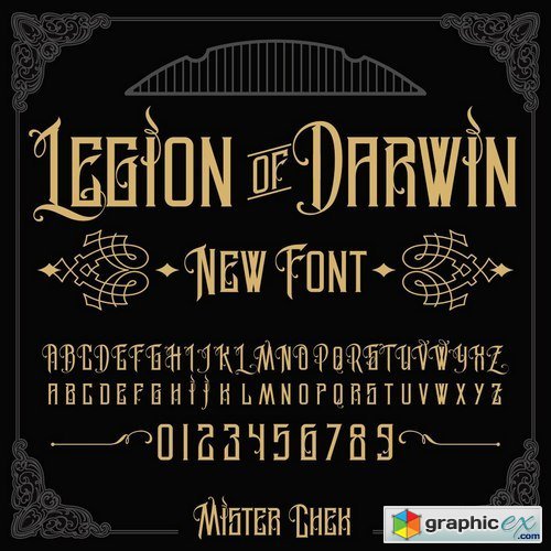 Legion of Darwin Font