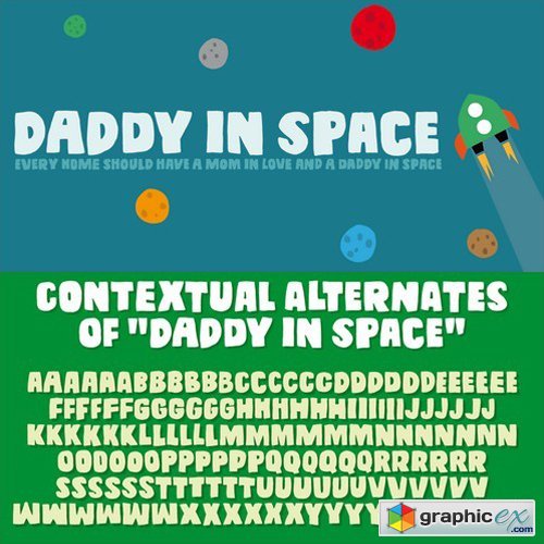 Daddy in space