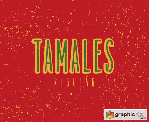 Tamales Regular font