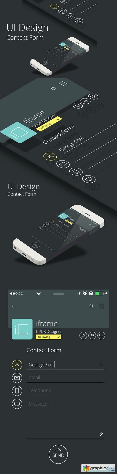 Contact Form UI Design