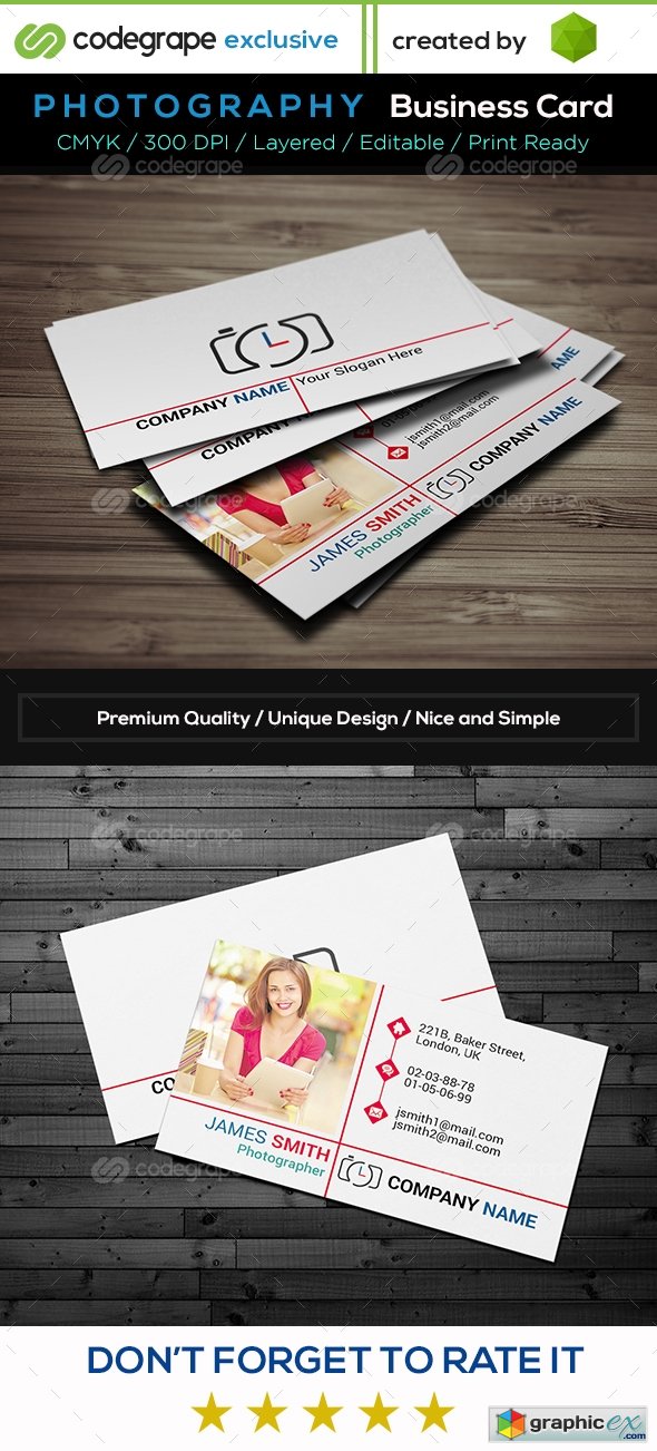 Photography Business Card V1 10175