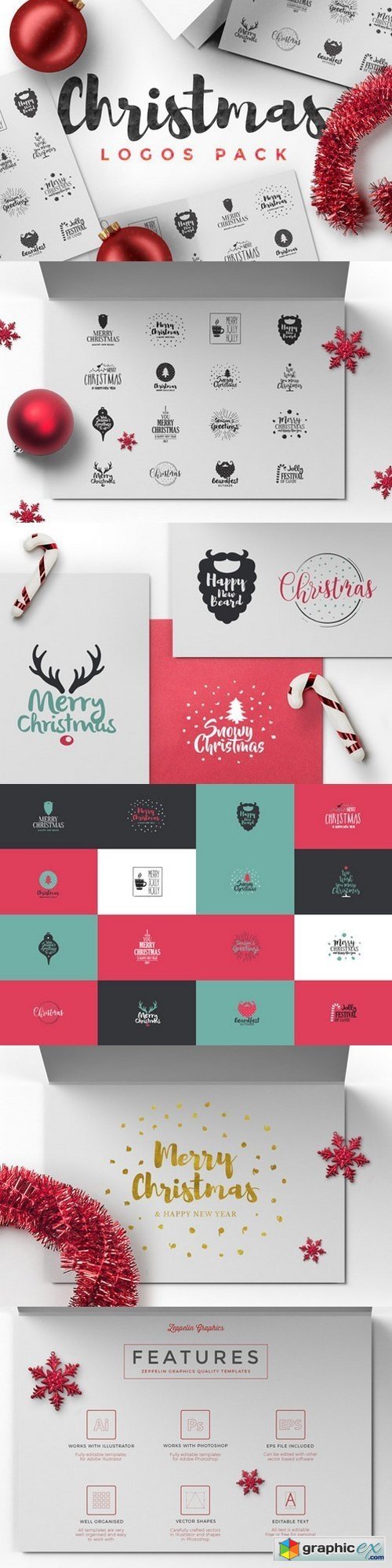 Christmas Logos Pack