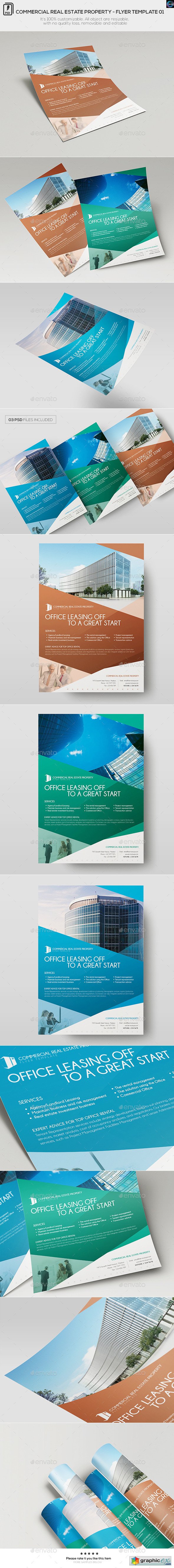 Commercial Real Estate Property - Flyer Template