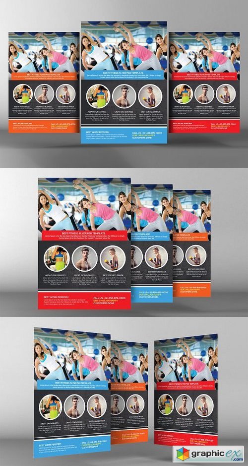 Fitness Flyer Template 708181