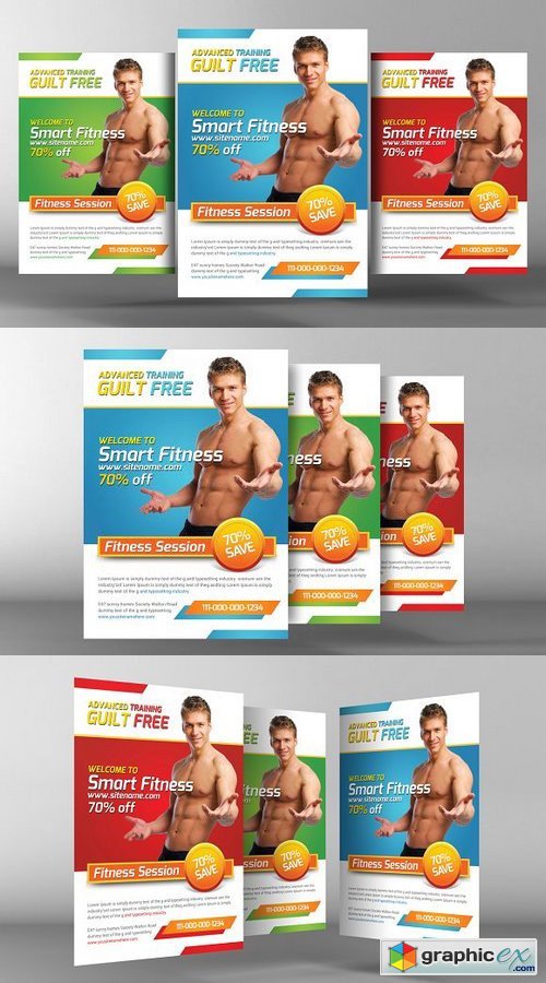 Fitness Flyer Template 121082