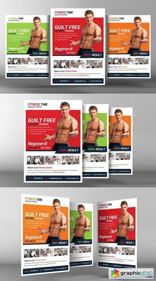 Fitness Flyer Template 144140